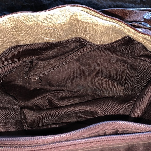 Hailary Radley Linen Leather Oversized Bag - Picture 10 of 11